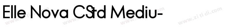 Elle Nova CStd Mediu字体转换